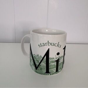 2002 Starbucks City Life La Dolce Vita Barista Collector Series Milano Mug